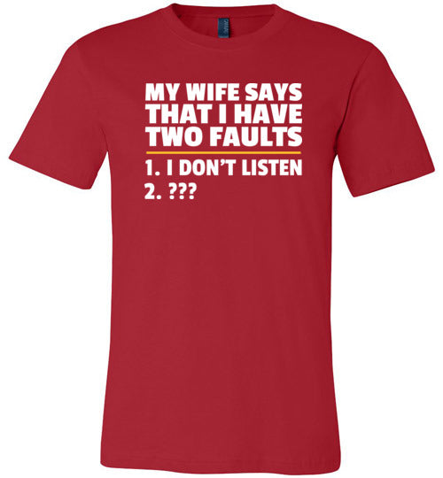 Wife Two Faults Listen Canvas