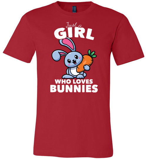 Just a Girl Who Loves Bunnies Canvas