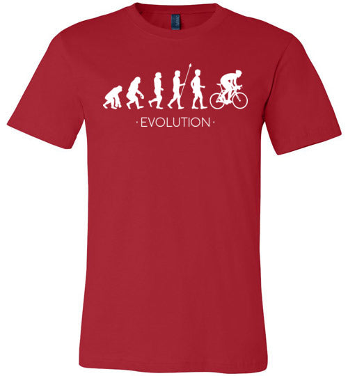 Cycling Cyclist Evolution Canvas