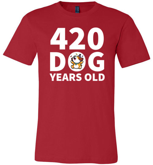 420 Dog Years Old Canvas