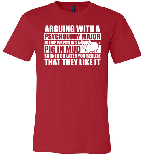 Psychology Major Pig In Mud Canvas