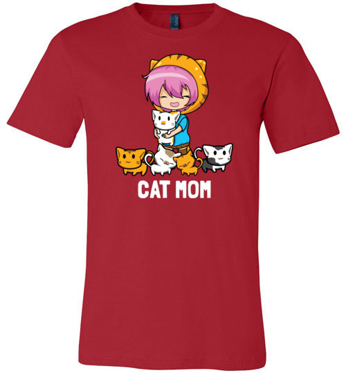 Kawaii Cat Mom Canvas