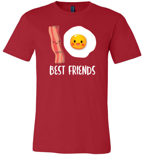 Bacon And Eggs Best Friends Canvas