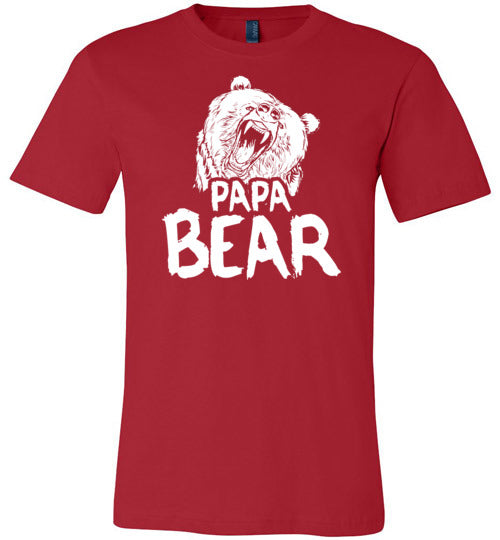Fierce Papa Bear Canvas