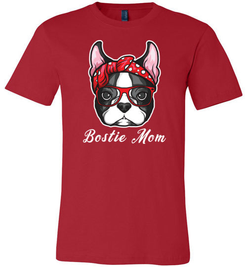 Boston Terrier Bostie Mom Canvas
