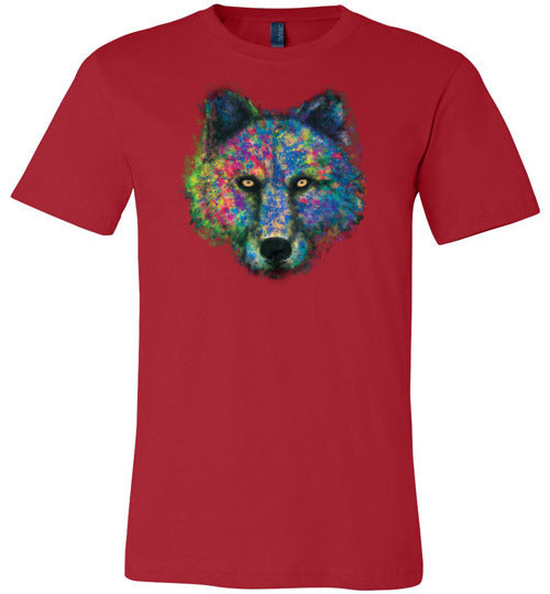 Wolf Watercolor Canvas