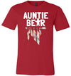 Auntie Bear Arrow Feathers Canvas