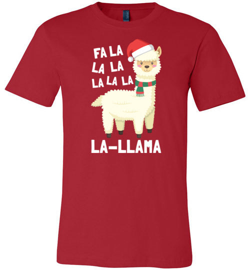 Christmas Fa La Llama Canvas