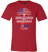 American Grown Serbian Roots Canvas