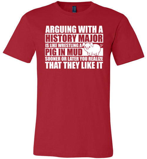 History Major Pig In Mud Canvas