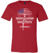 American Grown With Danish Roots Canvas