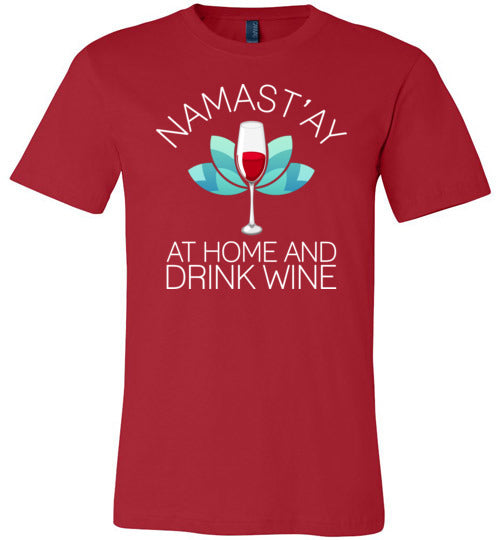 Namastay Wine Canvas