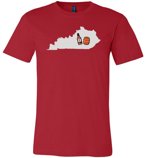 Kentucky Bourbon State Canvas