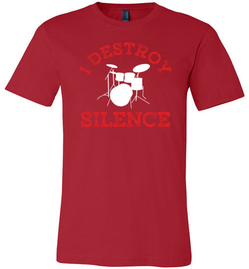 Drummer Destroy Silence Canvas