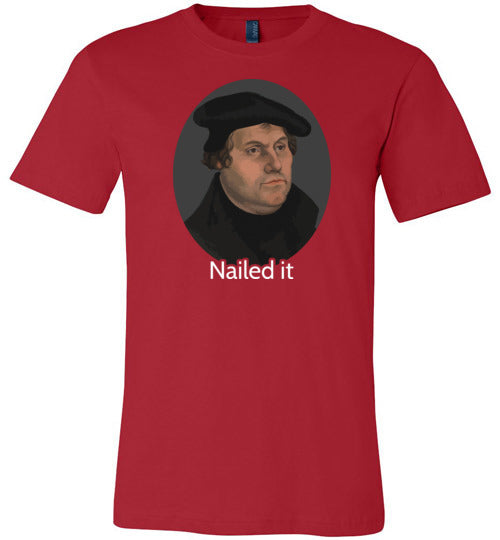 Martin Luther Nailed It Canvas