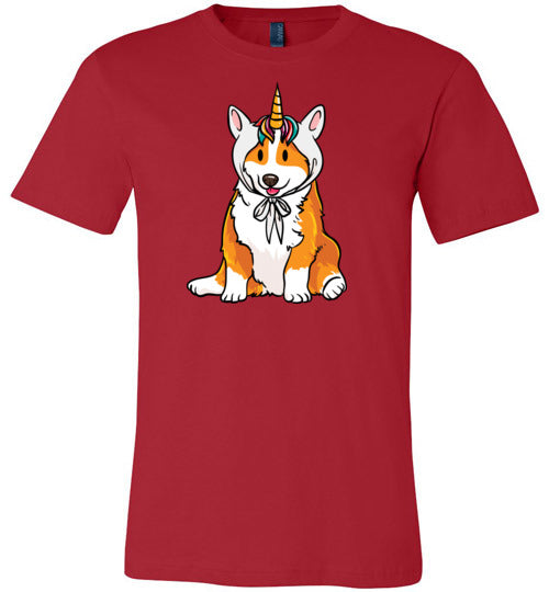 Corgi Unicorn Hat Canvas