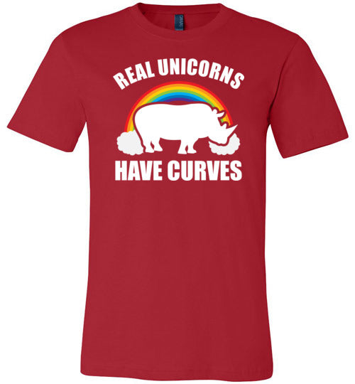 Real Unicorns Have Curves Canvas