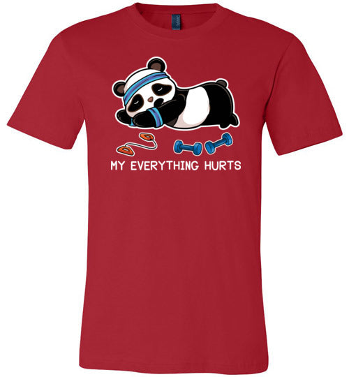 Panda My Everything Hurts Canvas