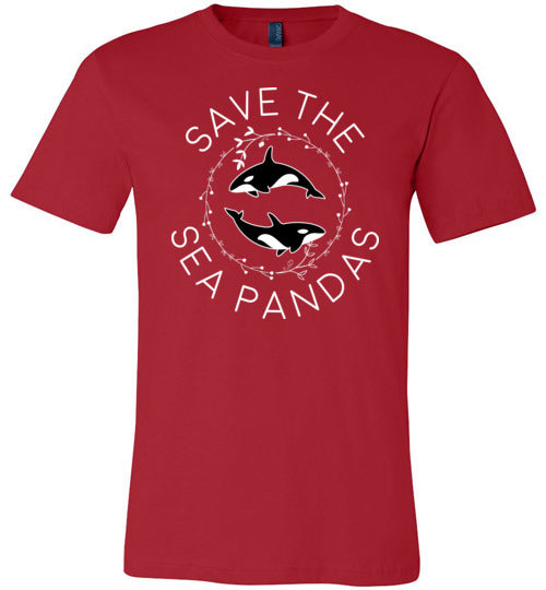 Save The Sea Pandas Canvas