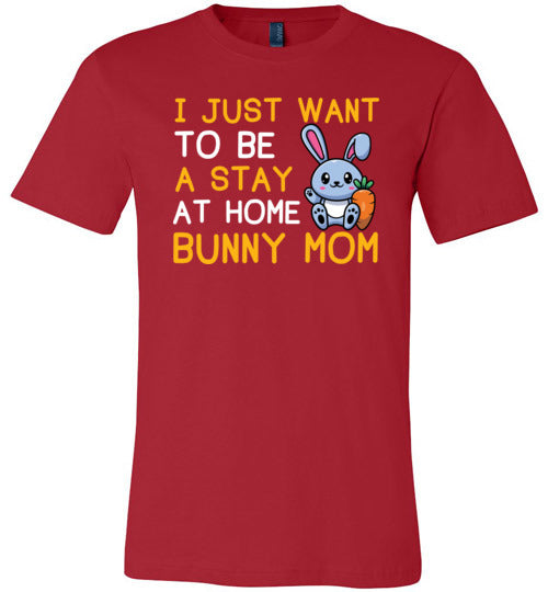 Stay at Home Bunny Mom Canvas