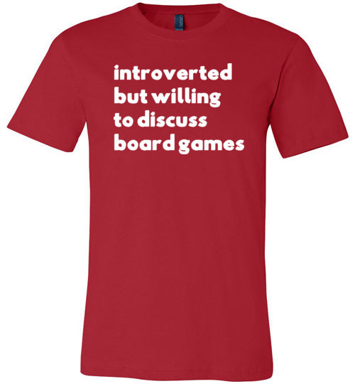 Introverted But Willing To Discuss Board Games Canvas
