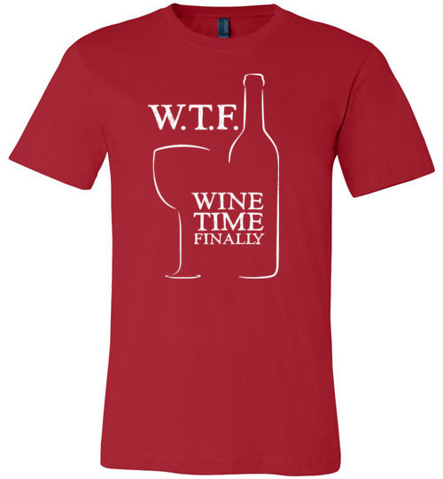 Wine Time Finally Canvas