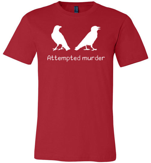 Crows Attempted Murder Canvas