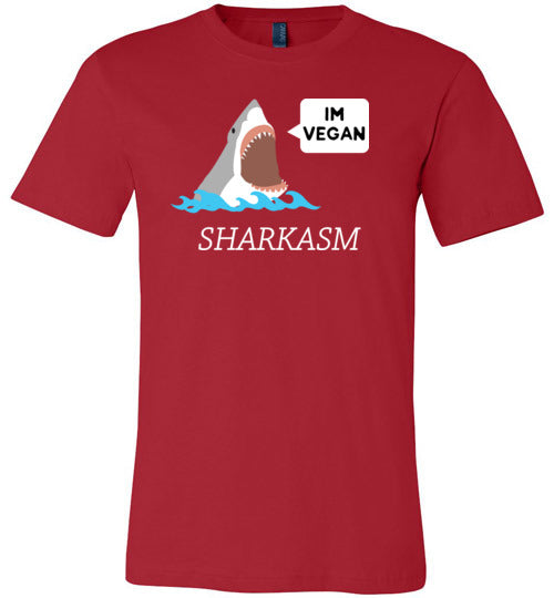 Sharkasm Vegan Canvas