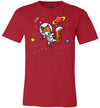Astronaut Fox In Space Canvas