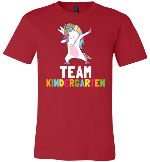 Team Kindergarten Unicorn Canvas
