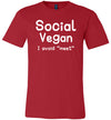 Social Vegan Avoid Meet Canvas