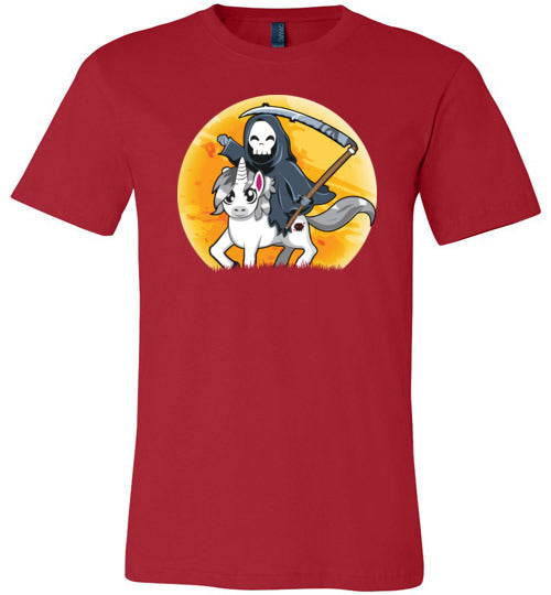 Grim Reaper Unicorn Canvas