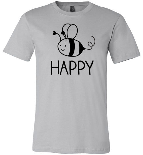 Bee Happy Light Shirts Canvas