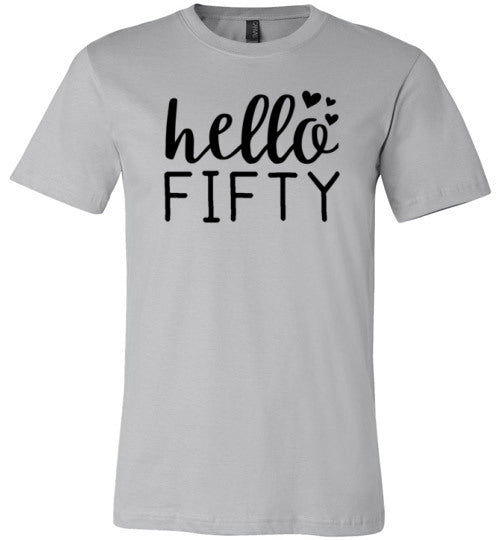 Hello Fifty Canvas