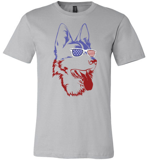 German Shepherd American Sunglasses Canvas