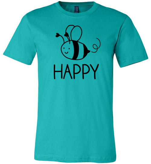 Bee Happy Light Shirts Canvas