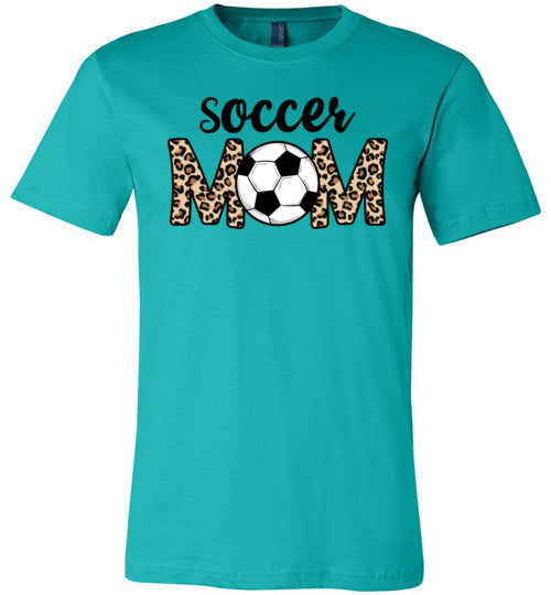 Soccer Mom Leopard Print Canvas