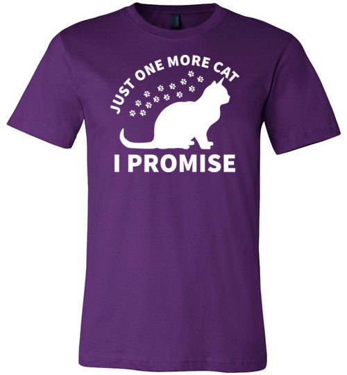 Just One More Cat I Promise Canvas