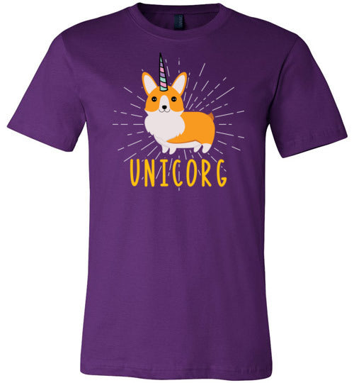 Unicorn Corgi Unicorg Canvas