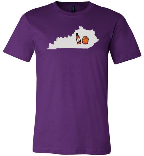 Kentucky Bourbon State Canvas