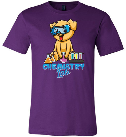 Chemistry Lab Dog Canvas