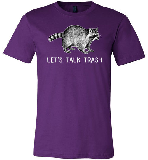 Raccoon Talk Trash Canvas