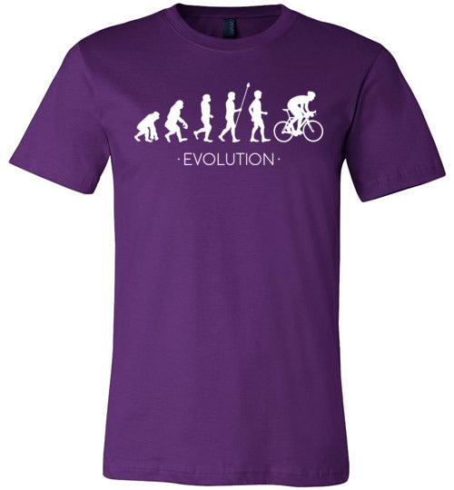 Cycling Cyclist Evolution Canvas