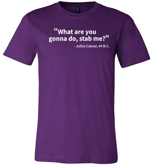 Julius Caesar Stab Me Quote Canvas