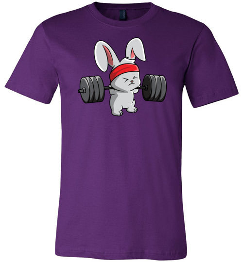 Bunny Rabbit Workout Weightlifting Canvas