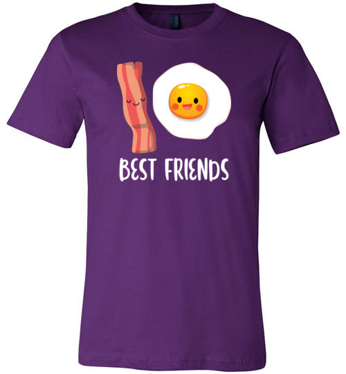 Bacon And Eggs Best Friends Canvas