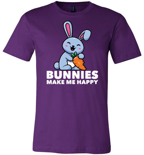 Bunnies Make Me Happy Canvas