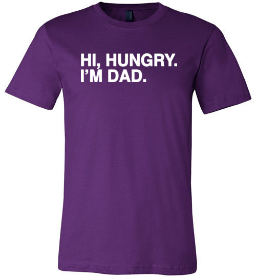 Hi Hungry I'm Dad Canvas