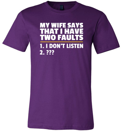 Wife Two Faults Listen Canvas