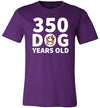 350 Dog Years Old Canvas